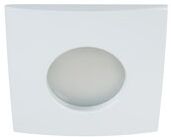 Kanlux Portafaretto Incasso Gu10-Gu5.3 Max 35w Quadrato  Qules Ac L-W Cod. 26300 - Bianco