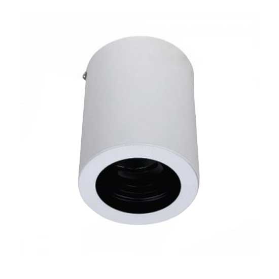 V-Tac Portafaretto Da Soffitto  Orientabile Rotondo Per Lampade Spot Gu10 / Gu5.3 Vt-796 - Sku 3627 Bianco