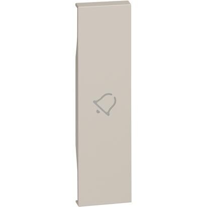 BTicino Cover Illuminabile  Living Now Con Simbolo Campanello - Sabbia Km01d