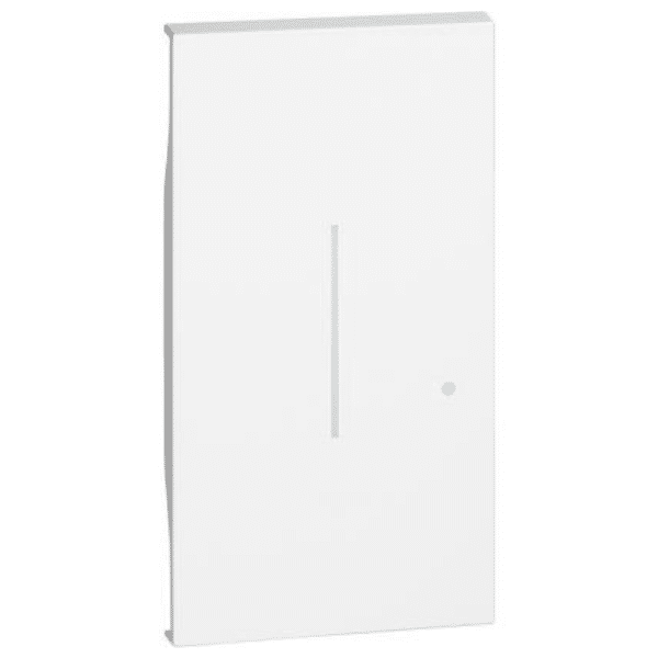 BTicino Cover Illuminabile  Living Now Per Interruttore/dimmer 2 Moduli - Bianco Kw33m2