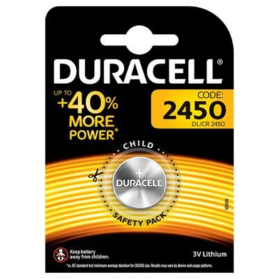 Offertecartucce.com Duracell 1 Batteria bottone CR2450 3V Litio