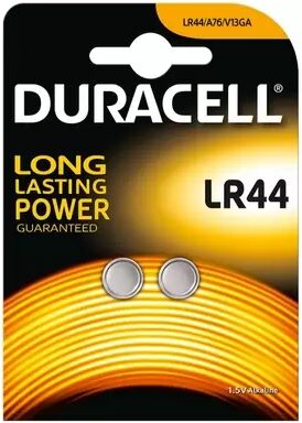 Offertecartucce.com Duracell 2 Batterie bottone LR44 1,5V Litio