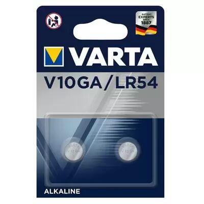 Offertecartucce.com Varta 2 Batterie bottone V10GA 1,5V Alcaline