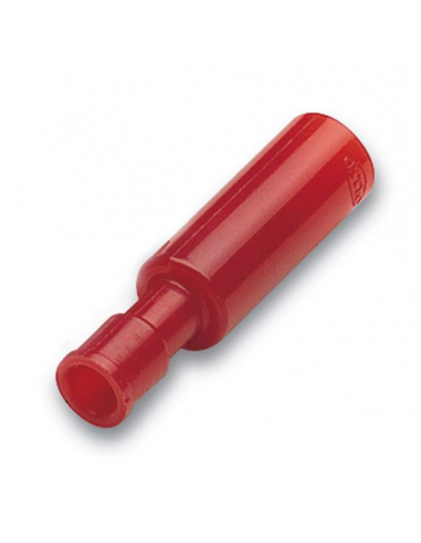 Cembre Capicorda Cilindrico Isolato Ad Innesto Femmina Rosso 0,25-1,5 Mm2   Rf-Bf4 Confezione 100 Pz