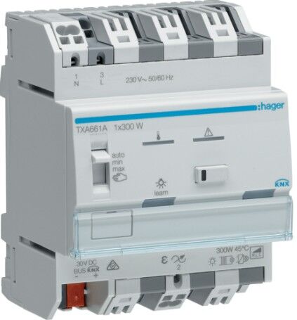 Hager TXA661A presa energia Grigio (TXA661A)