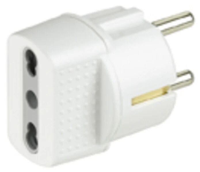 BTicino S3625D adattatore per presa di corrente Tipo C (Europlug) Bianco