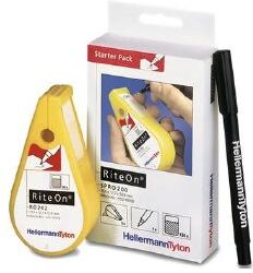 Hellermann Tyton Riteon Etichetta Autolaminante Kit Spro200-1401-Wh