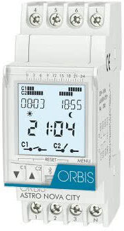 Orbis Astro Nova City Interruttore Orario Digitale Astronomico Giornaliero/settimanale