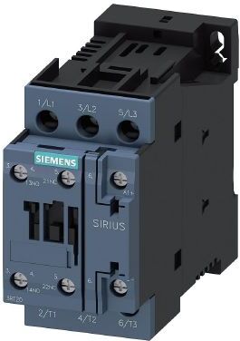 Siemens Contattore Di Potenza, Ac-3 9 A, 4 Kw / 400 V 1 No + 1 Nc, Dc 24 V A 3 Poli, Gra