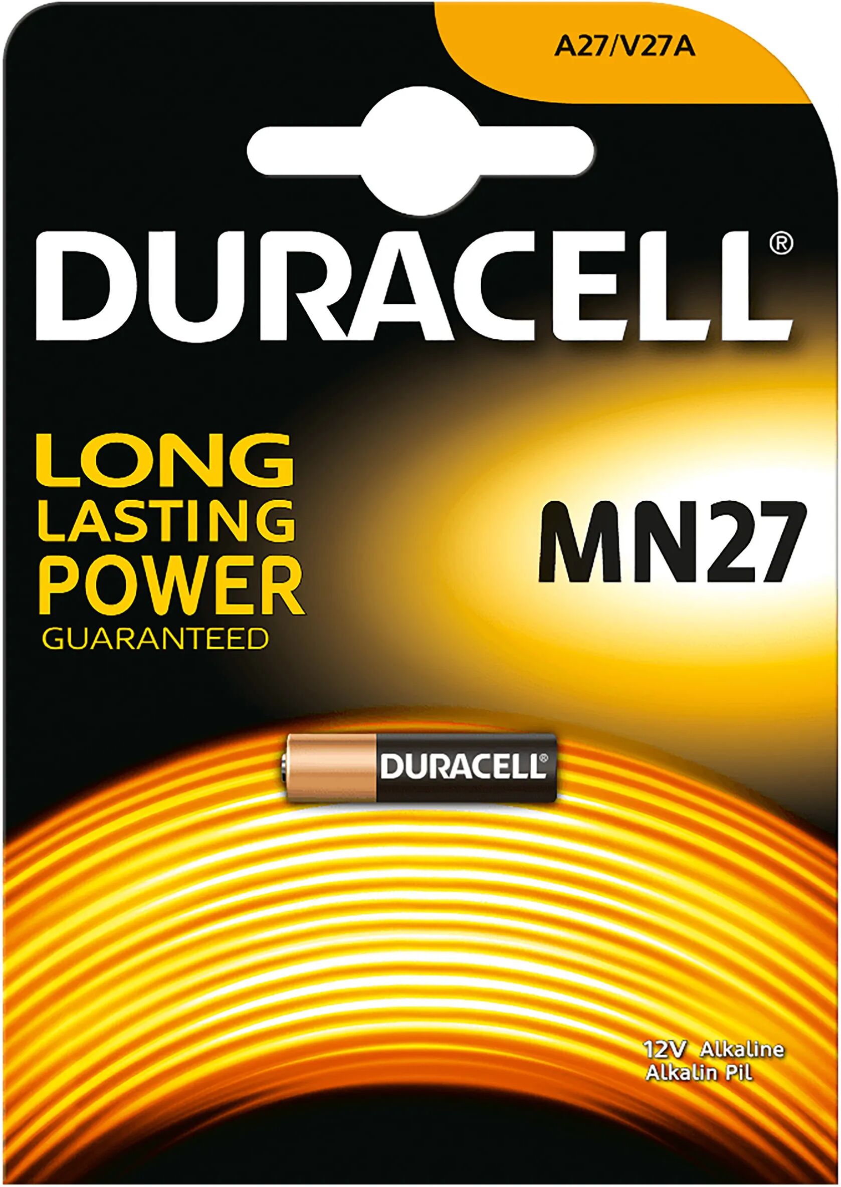 Tecnomat BATTERIA DURACELL SPECIALISTICA ALCALINA MN27 12V PER TELECOMANDI