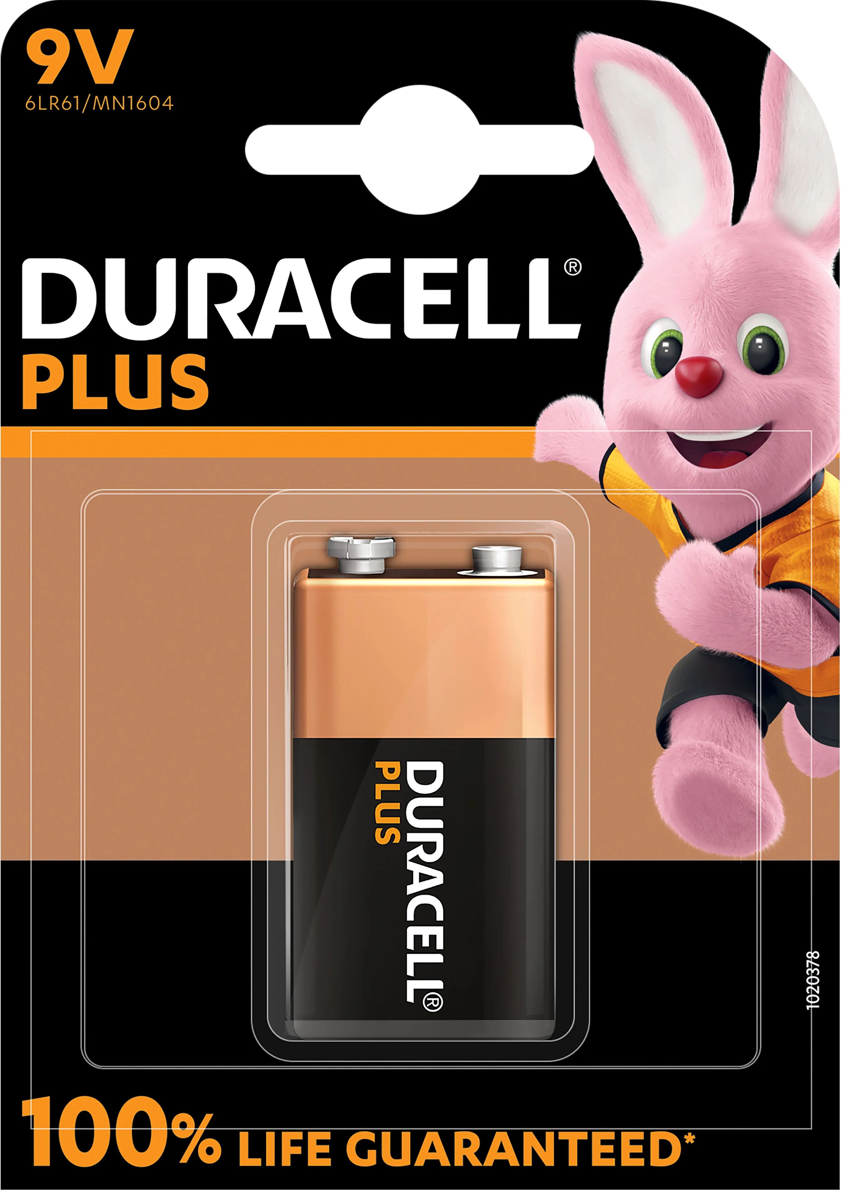 Tecnomat BATTERIA DURACELL TRANSISTOR 9V ALCALINA 3MN1604 PLUS100