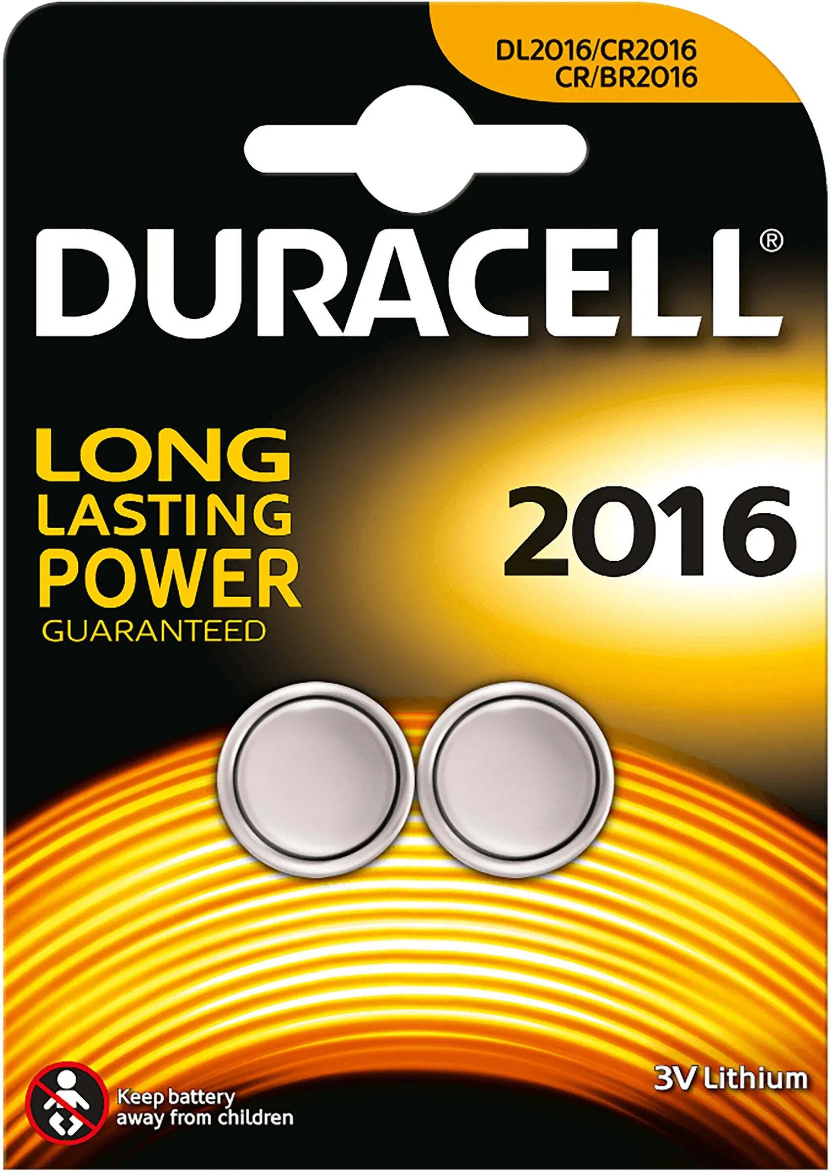 Tecnomat 2 BATTERIE DURACELL A BOTTONE CR2016 LITHIUM 3V