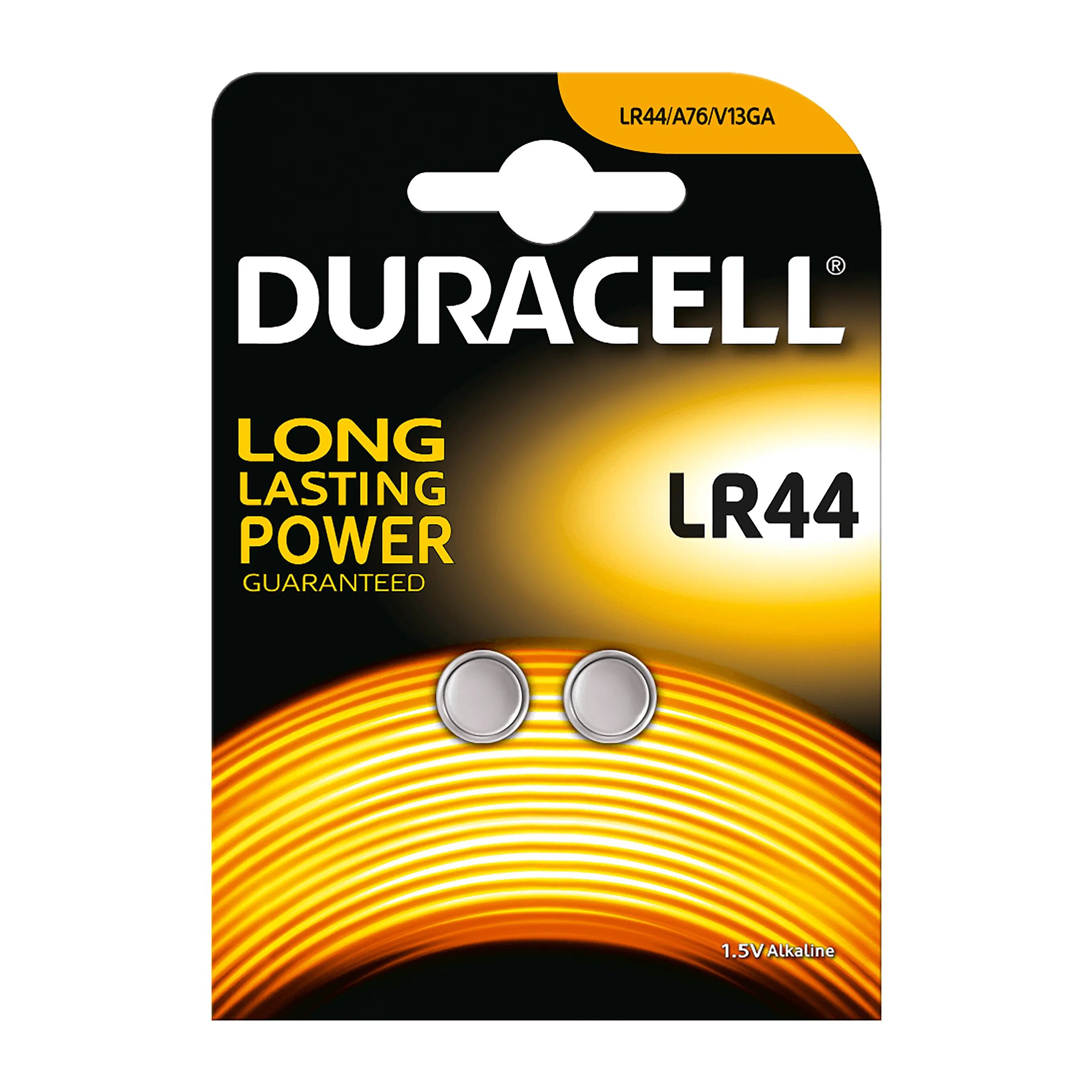 Tecnomat BATTERIA DURACELL A BOTTONE LR44 1,5V CONFEZIONE 2 PEZZI