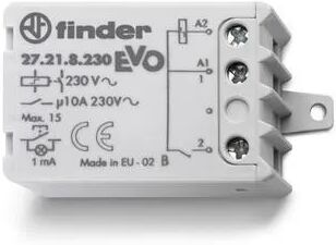 Finder RELE' AD IMPULSI CON MORSETTI A BUSSOLA E LIMITATORE DELLA POTENZA BOBINA 1 NO AC (50/60 HZ)