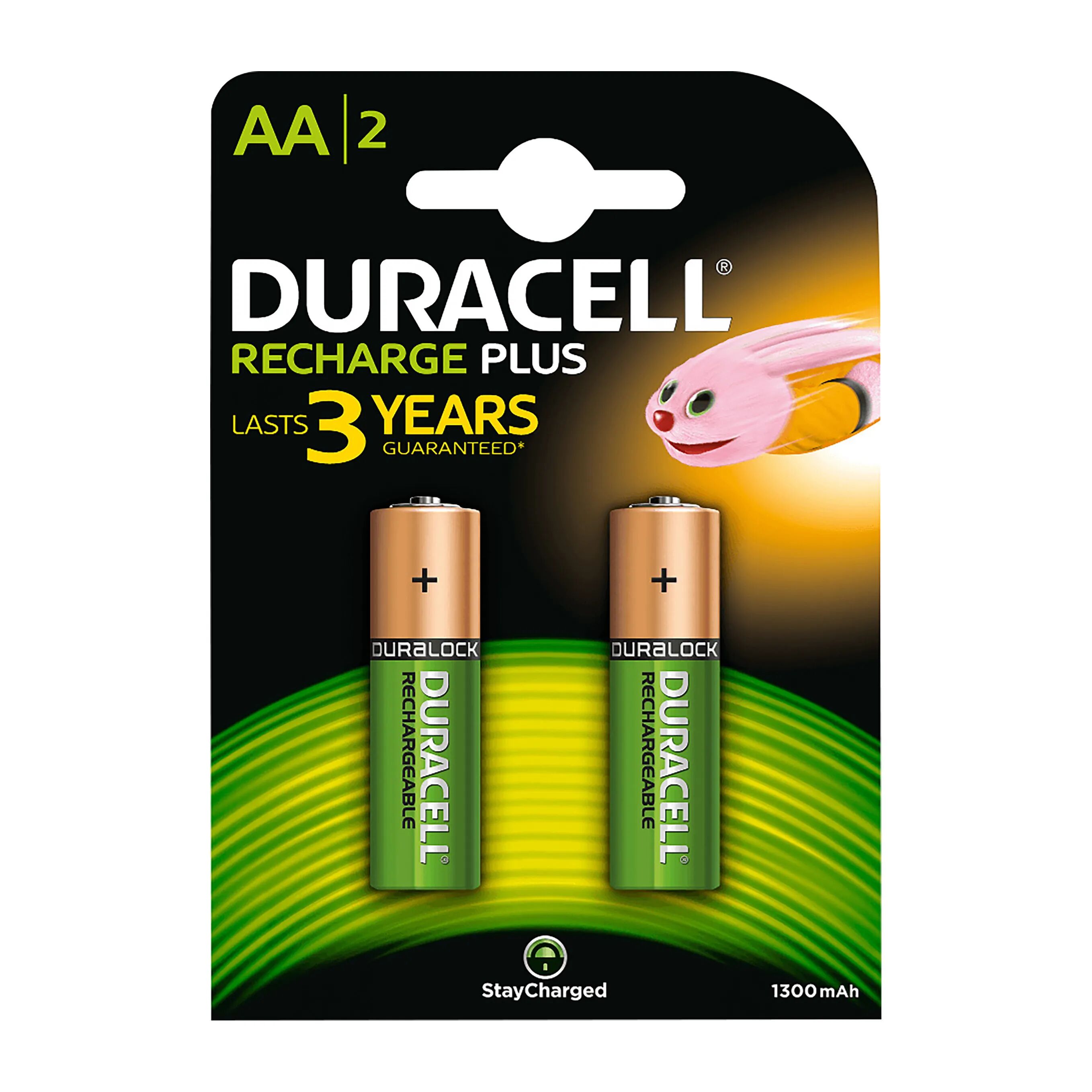 Tecnomat 2 BATTERIE DURACELL TIPO AA STILO RICARICABILI 1300 mAh VOLTAGGIO 1,2 V