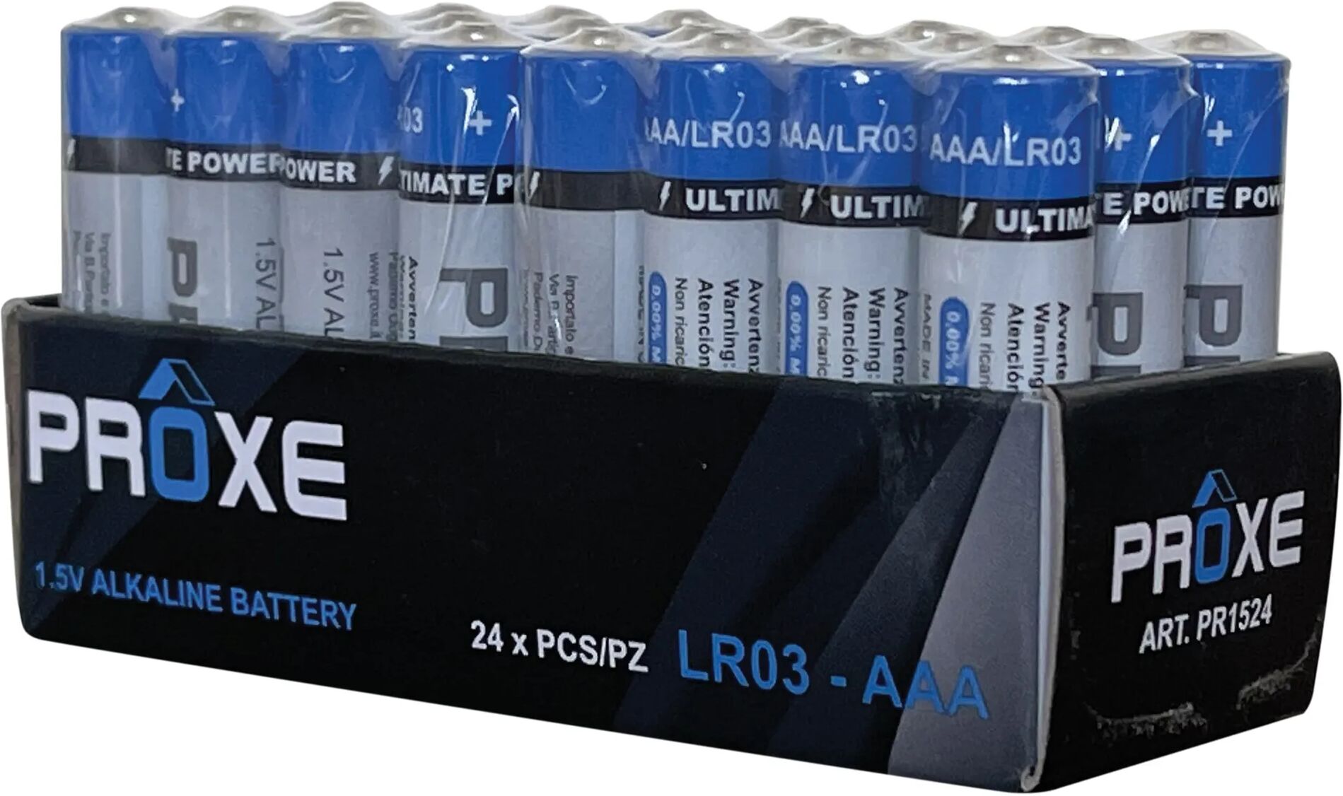 Proxe 24 BATTERIE  LR03 MINISTILO AAA 1,5V B24