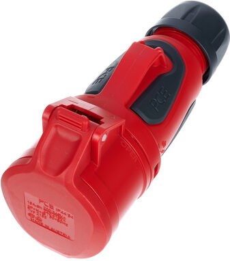 PCE 2153-6 Grip 16A 5pol IP44 F Red