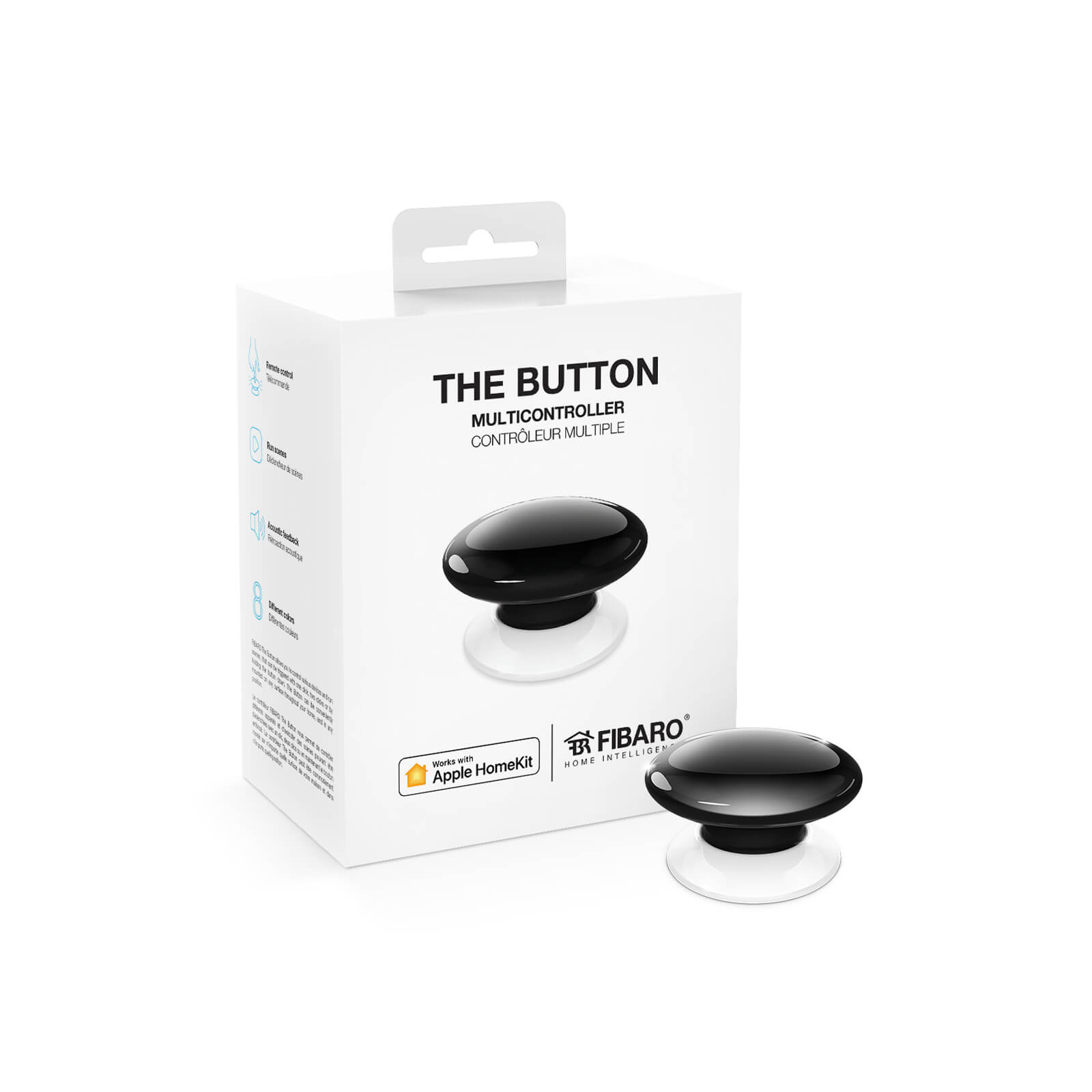 Fibaro The Button Zwart (voor Apple HomeKit)