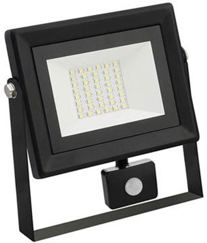 BES LED LED Bouwlamp - LED Schijnwerper - LED Floodlight - LED Breedstraler - 30 Watt met sensor - Waterdicht IP65 Pardus