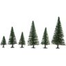 NOCH Hobby 26820 Set bomen Zilverspar 50 tot 140 mm Donkergroen 25 stuk(s)