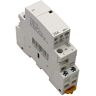 KVIVI Huishoudelijke AC Schakelaar CT 2P 25A 220V / 230V 50/60HZ DIN-rail Huishoudelijke schakelaar 2NO of 1NO 1NC (Maat: Juist Contact 11)