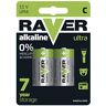 EMOS Raver Ultra alkaline batterijen type C Baby   1,5 V   LR14   2 stuks   7 jaar houdbaar, 1,5 V