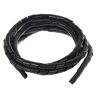 Maclean MCTV-687 B Flexibele kabelspiraal spiraalband kabelslang bundelbereik wikkelslang 3m (20,4 x 22mm, zwart)