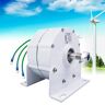 ELIKBH Windturbine elektrische motor 12v 24v 48v permanente magneetgenerator Lage RPM tandwielloze generator voor windturbine en verticale horizontale windturbines (Color : 48V)