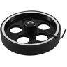 Axaooqeld 300 mm x 8 mm x 18 mm industrieel aluminium rubber meetcoder meetwiel voor industriële encoder-encoder