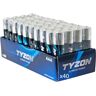 ONE Tyzon 1,5 V AAA-alkalinebatterier, 40 st.