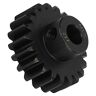 DAUZ M1.5 RC Car Gear Kit, M1.5 RC Car Gear Zwart 0.3in Boring Diameter Staal 1/5 Slijtvastheid voor 8S (21T)