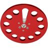 Elprico 7 Inch Opnamespoel, Universele Lege Tapespoel met 11 Gaten voor Hoogwaardige Opname (rood)