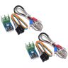 TECNOIOT 2pcs MAX6675 K-type Thermocouple Temperature Sensor 0-800 Degrees Module