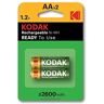 Kodak PILA RECARG. Ni-MH AA 2UD 2600 mAh LR6