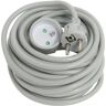 DEBFLEX RALL 10 m HO5VV-F 3G1,5 grijs 2P+T 16 AMP