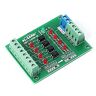 DONGKER 4 Bit Optocoupler Isolator PLC Signaal Niveau Voltage Converter Board Module 3.3V naar 24V/5V naar 24V/12V naar 3.3V/24V naar 3.3V/24V naar 5V, 1