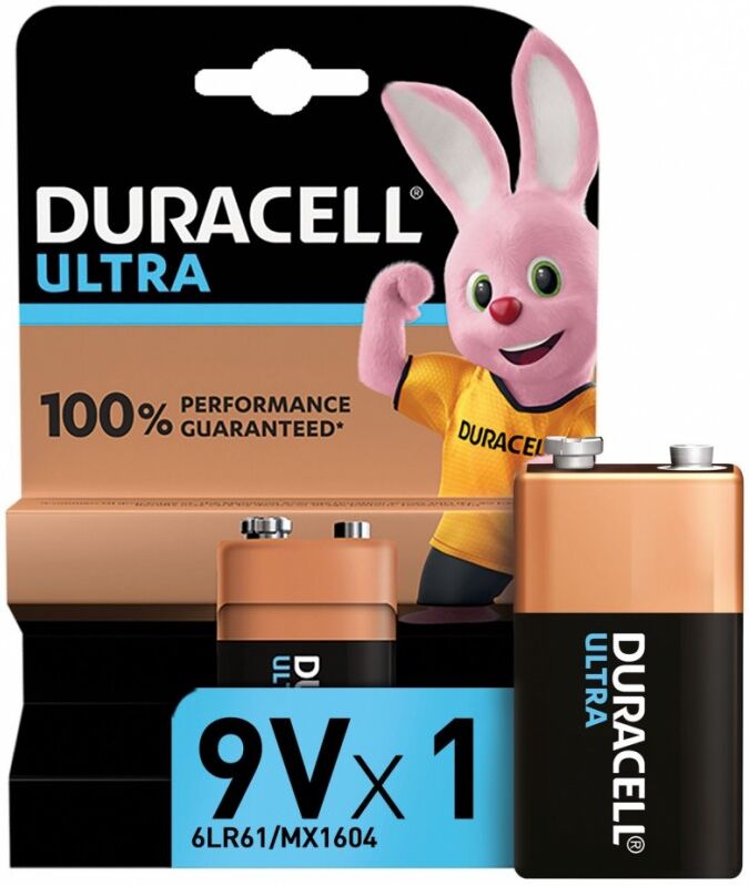 Duracell 9V Ultra 1 st Batterijen