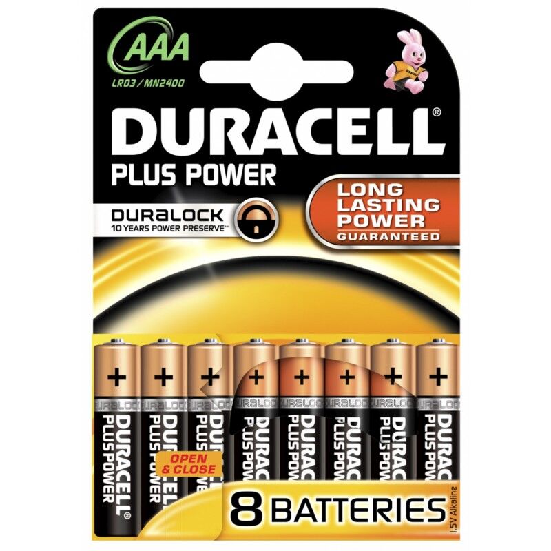 Duracell Plus Power AAA 8 st Batterijen