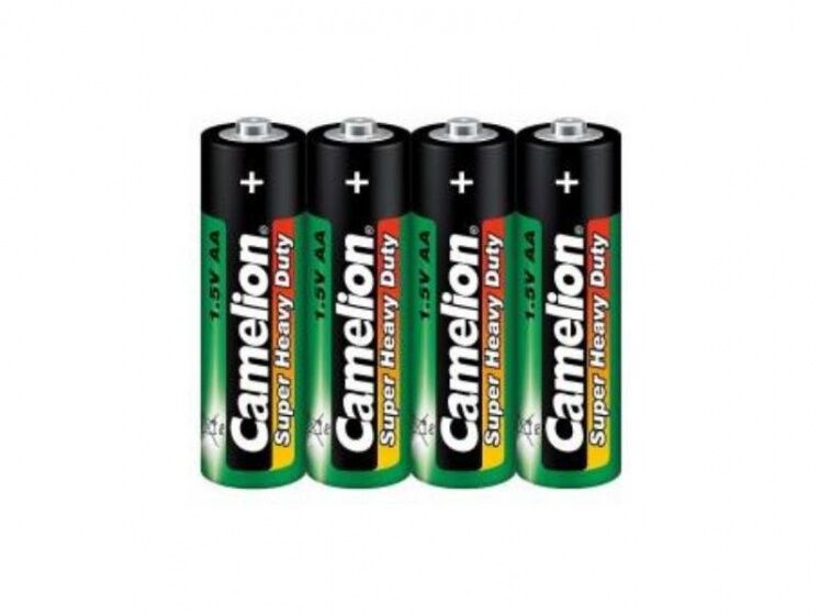 Camelion batterijen AA LongLife 1.5V groen/zwart 4 stuks - Zwart,Groen