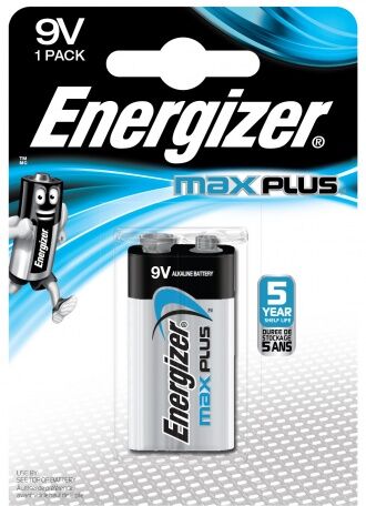 Energizer batterijen Max Plus 9V blok per stuk - Blauw