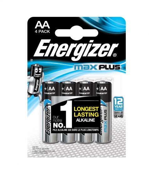 Energizer batterijen Max Plus AA 4 stuks - Blauw