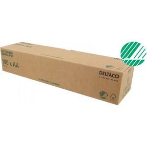 Deltaco Ultimate Alkaline Aa-Batteri, 100-Pack (Bulk)