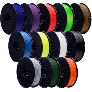 Sett Med Petg-Filament - 1,75 Mm, 1,2 Kg, 12 Farger