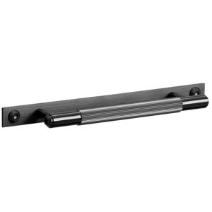 Buster + Punch Pull Bar Plate Linear Small Gun Metal