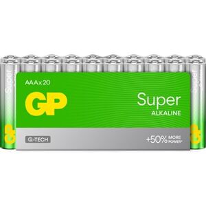 GP 20-pack Super Alkaline AAA-batteri, 24A/LR03