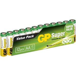 GP Super Alkaline AA batteri, 15A/LR6, 12-pack