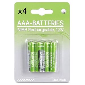 Andersson HR03 AAA 1,2V 1000mAh