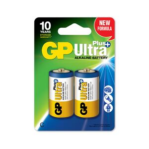 Gp Ultra Plus C-Batteri, 2-Pakk