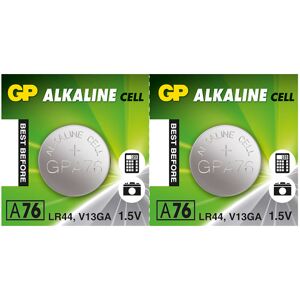 Gp Alkaline Lr44-Batteri, 2 Pakk