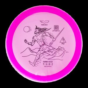 Yikun Phoenix Driver FU, 170-175g Pink, driver frisbeegolf Pink